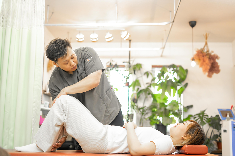 施術の様子